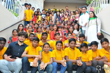 Lakshmi Manchu Celebrates Sankranthi With Kids From Govt Schools
